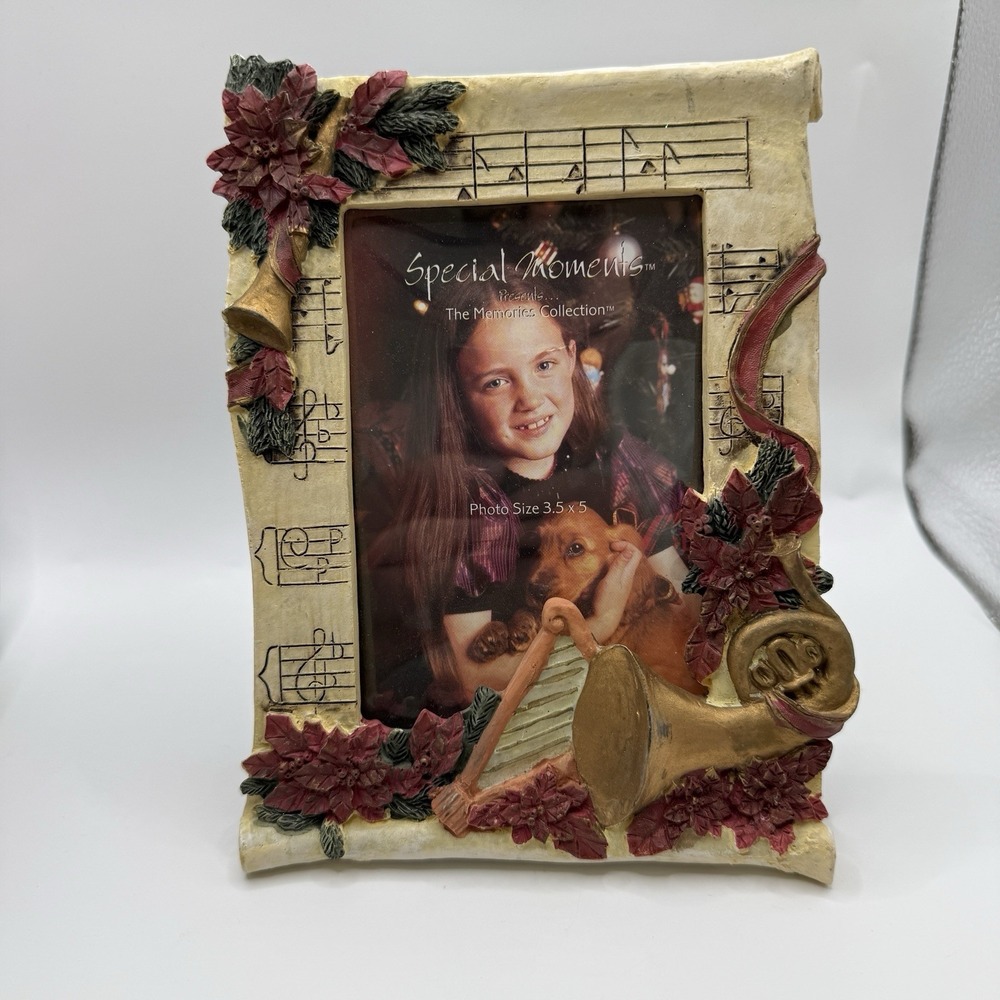 VTG 3D‎ Rustic Musically Picture Frame 3.5 X 5 Music Notes Photo Holder